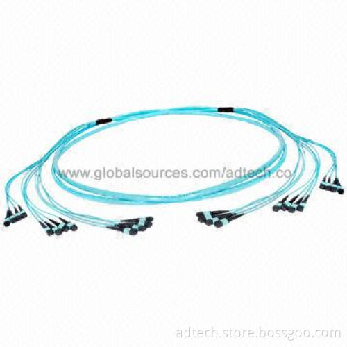 MPO MTP Trunk Cable Assemblies, MTP MPO Connector 144 Fibers OM4